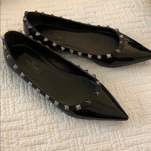 Valentino Rockstud black flats 36 - women’s 6 (i) - Picture 10 of 10